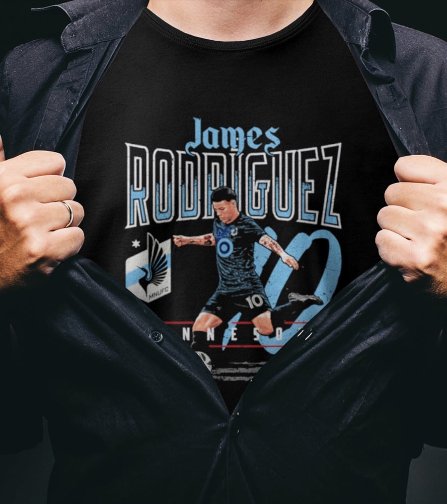 James Rodriguez Minnesota United 10 Soccer Star T-Shirt