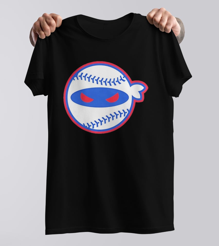 Pitching Ninja Baseball Eyes Atlanta T-Shirt