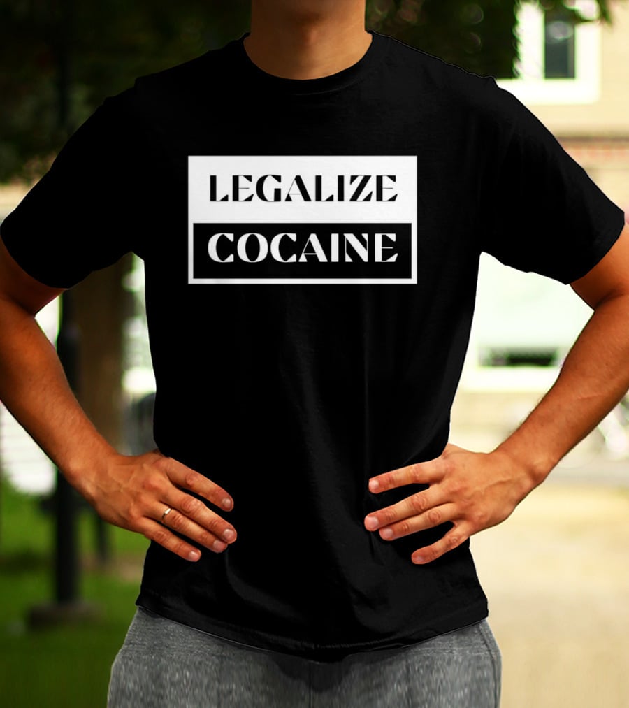Legalize Cocaine Stencil T-Shirt