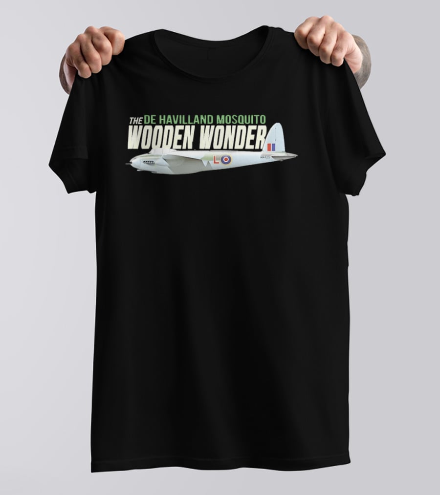 De Havilland Mosquito Wooden Wonder RAF Aircraft T-Shirt