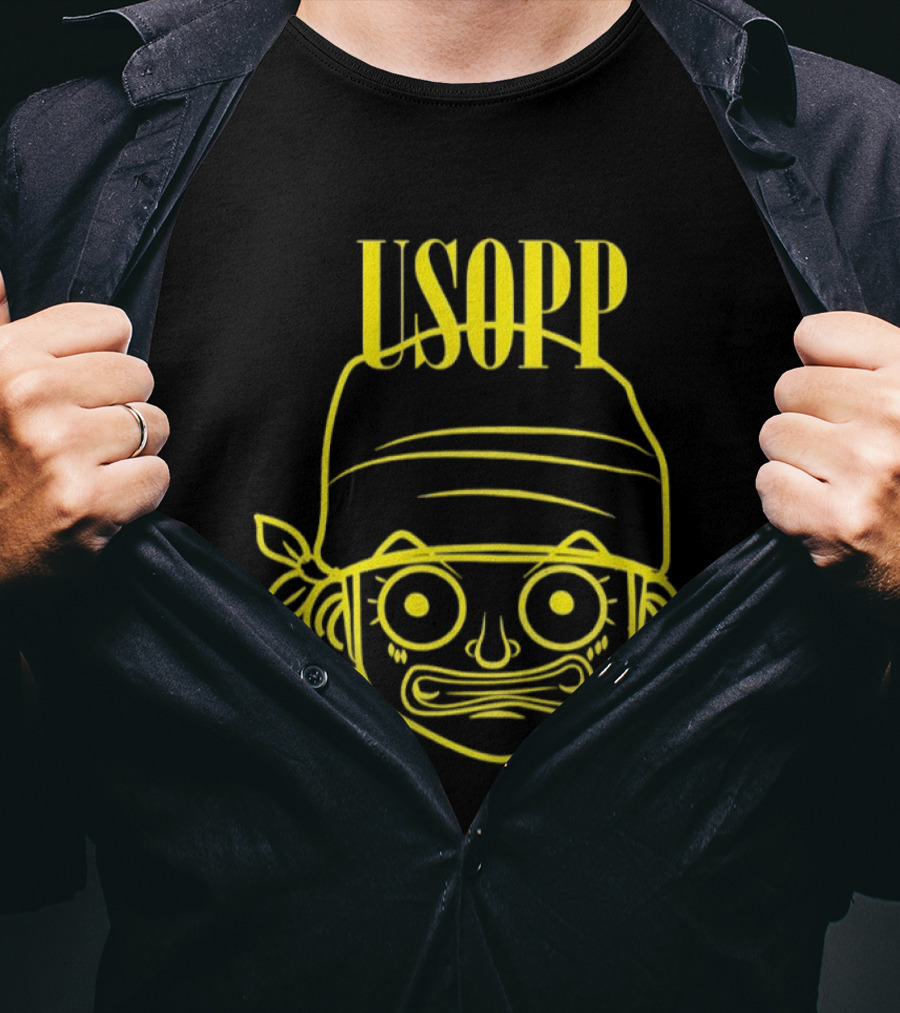 Ussop One Piece Straw Hat Crew Bandana Fan T-Shirt