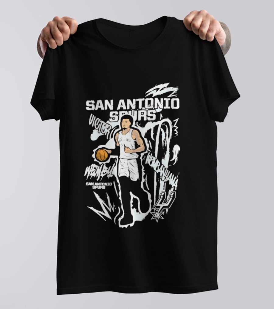 Victor Wembanyama San Antonio Spurs Basketball NBA Player 1 T-Shirt