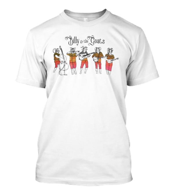Billy And The Goats Goat Band Playing Instruments Music Ensemble T-Shirt