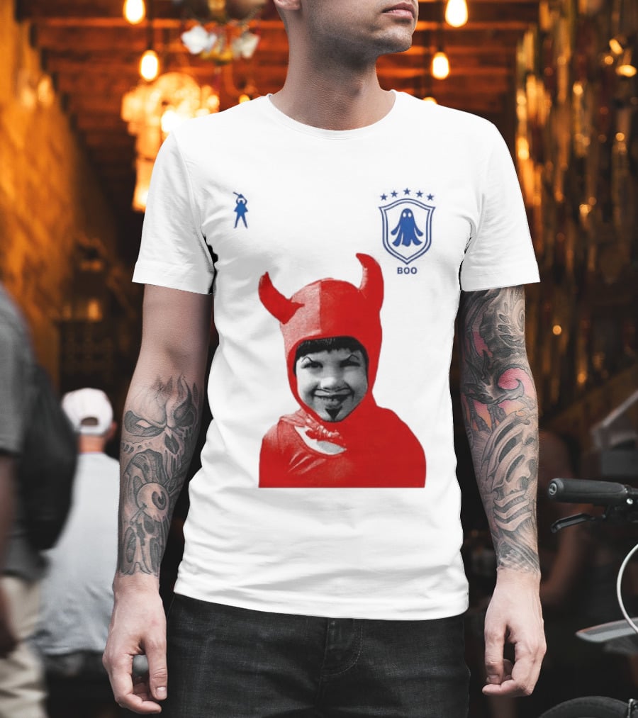 Seleção Diabo Problem Child Red Devil Costume T-Shirt