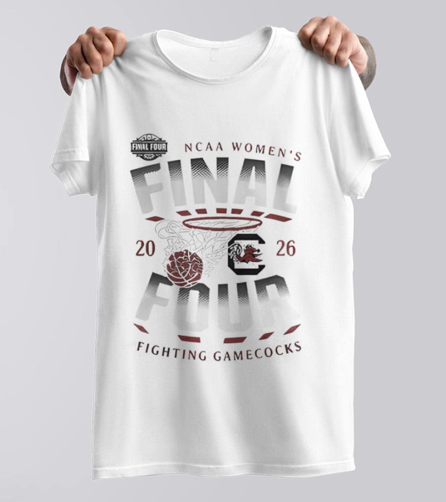 NCAA Women's Basketball 2026 Final Four South Carolina Gamecocks Fighting Gamecokes T-Shirt