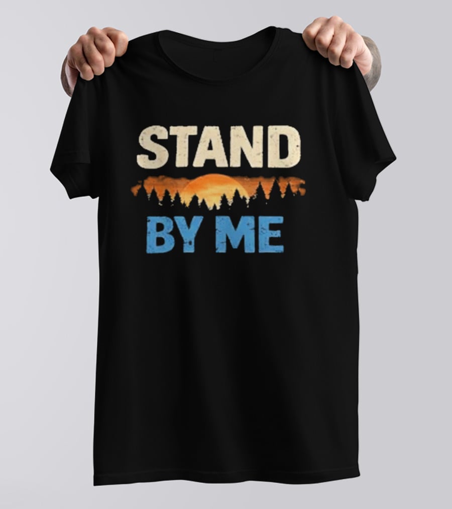Stand By Me Retro Sunset Landscape T-Shirt