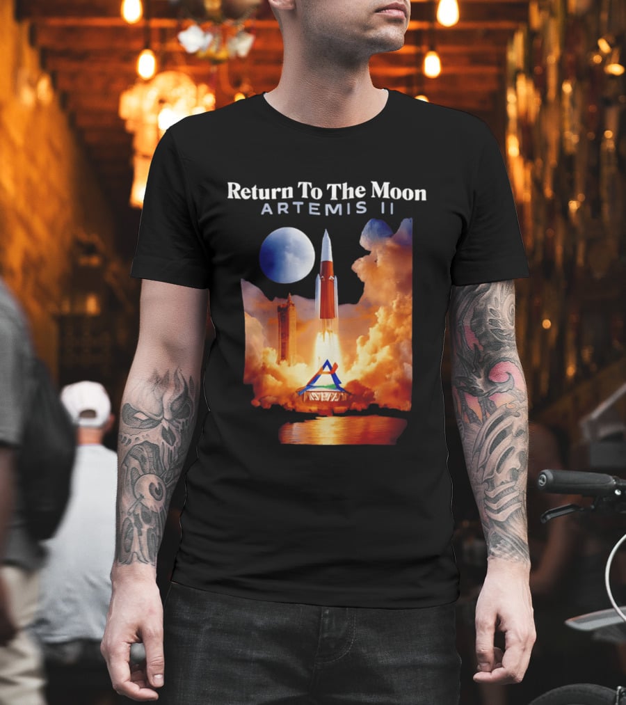 Artemis II Return To The Moon Rocket Launch NASA Mission T-Shirt