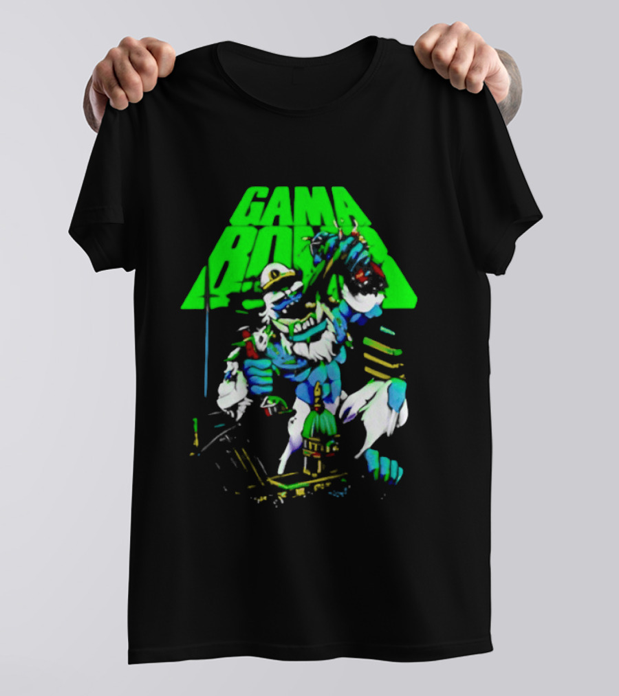 Gama Bomb Drink Up Skeleton Monster Cheers T-Shirt