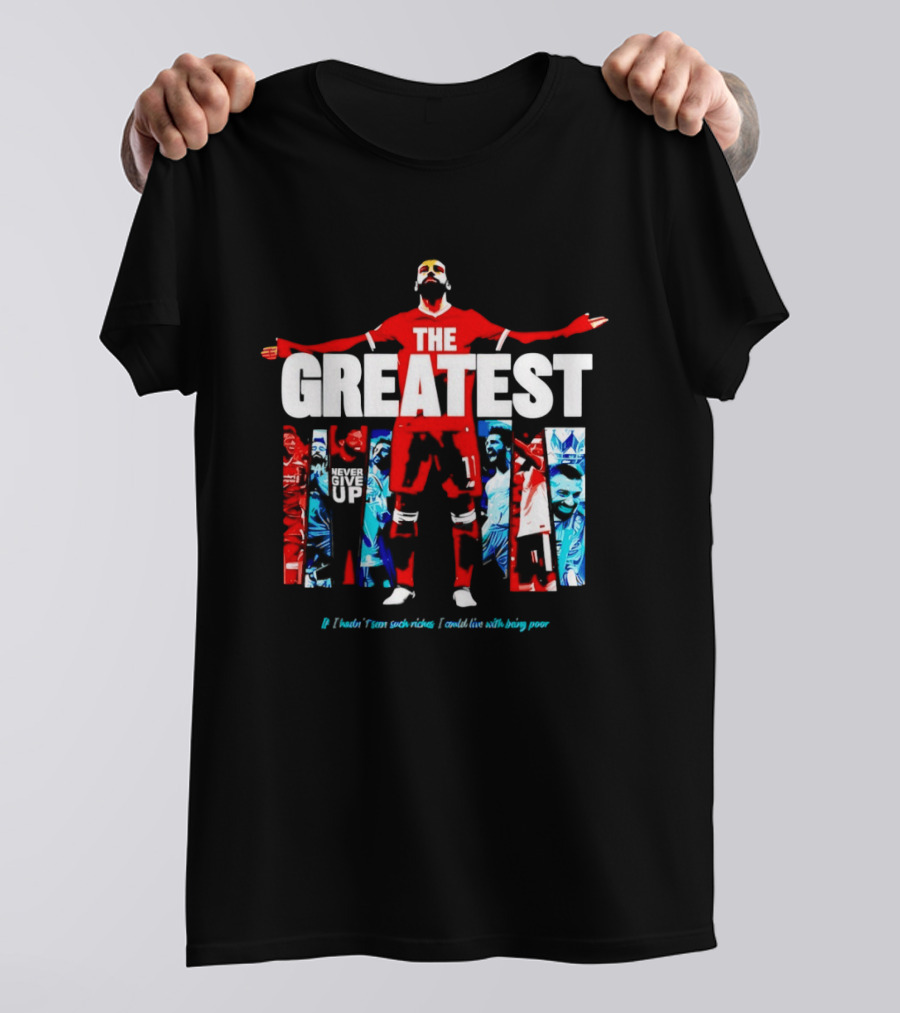 Mohamed Salah The Greatest Liverpool Football Icon Riches T-Shirt