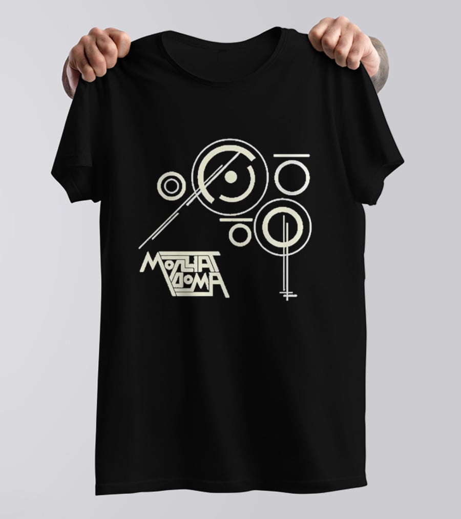 Molchat Doma Concert Geometric Circles And Lines T-Shirt
