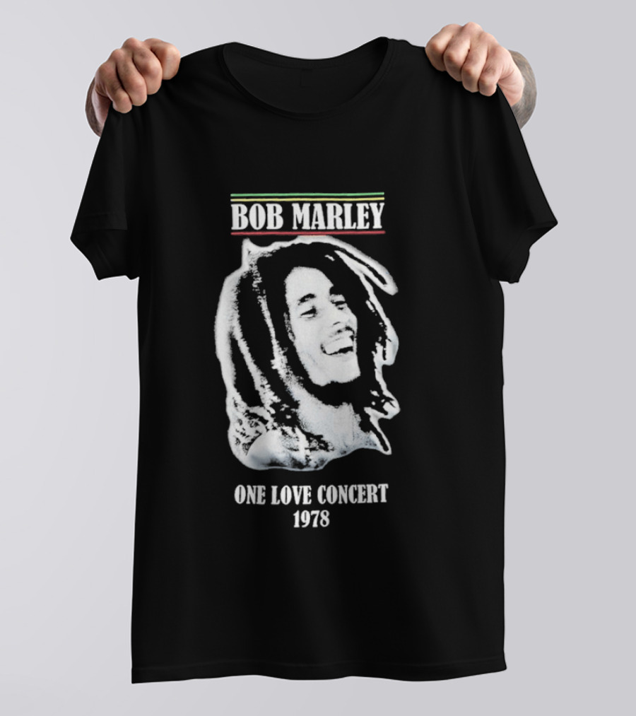 Bob Marley One Love Concert 1978 Rasta T-Shirt