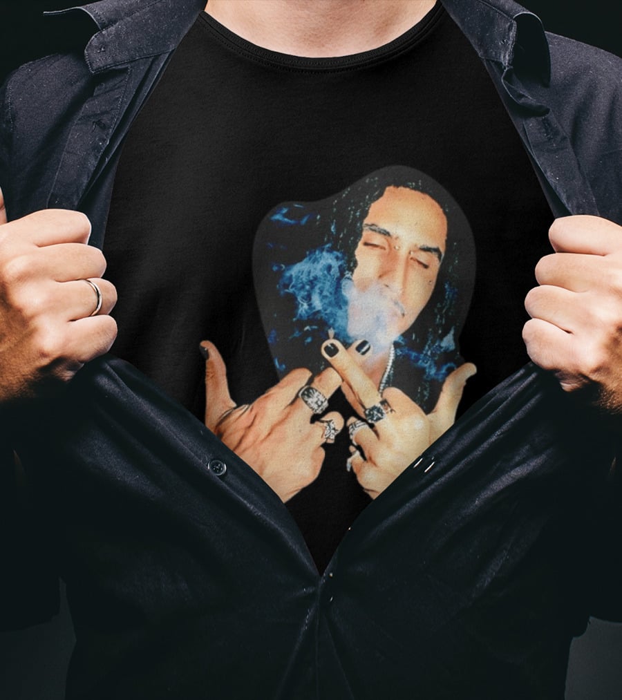 Brazil Matue Smoking Cigarette With Rings And Smoke T-Shirt
