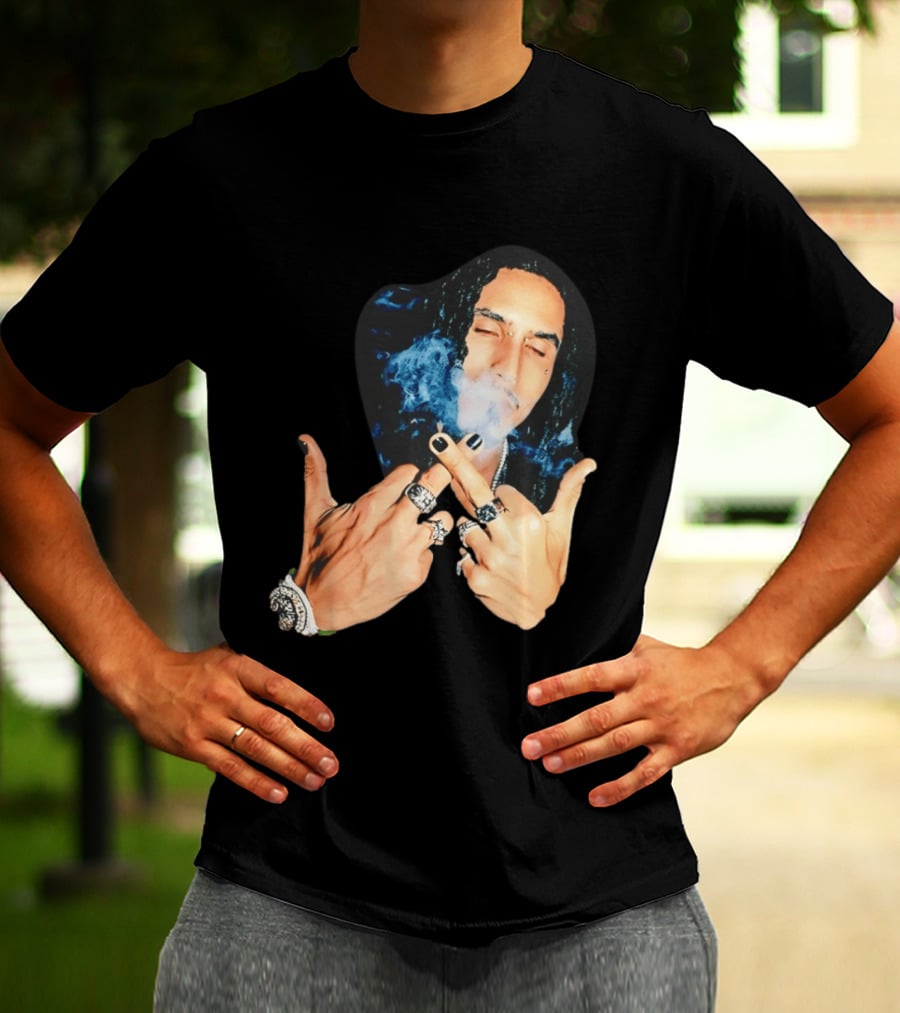Brazil Matue Smoking Cigarette With Rings And Smoke T-Shirt