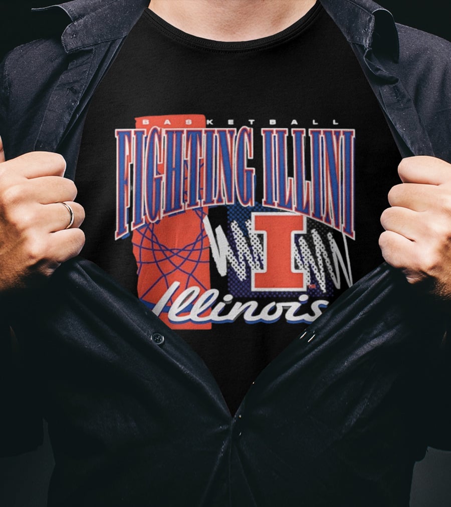 Illinois Fighting Illini Basketball T-Shirt