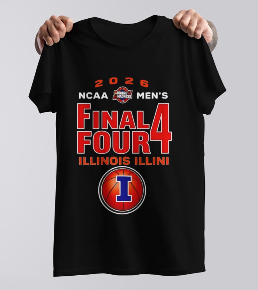 2026 NCAA Men's Final Four Illinois Illini March Madness T-Shirt