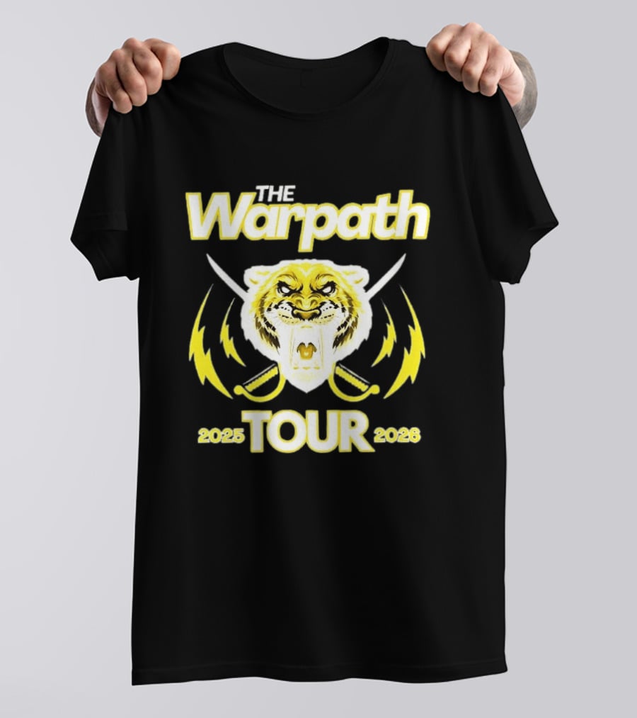 Buffalo Hockey The Warpath 2025 2026 Tour Lion T-Shirt