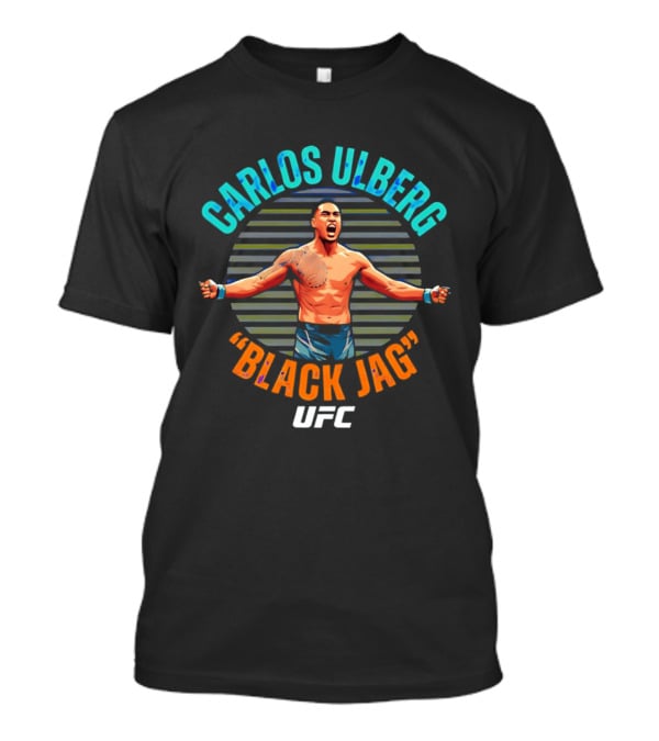 Carlos Ulberg Black Jag UFC Fighter T-Shirt