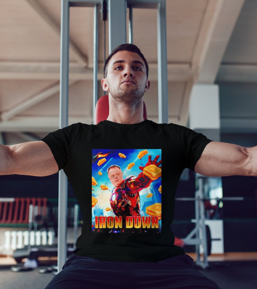 Iron Down Meme Toasted Hero Explosion T-Shirt