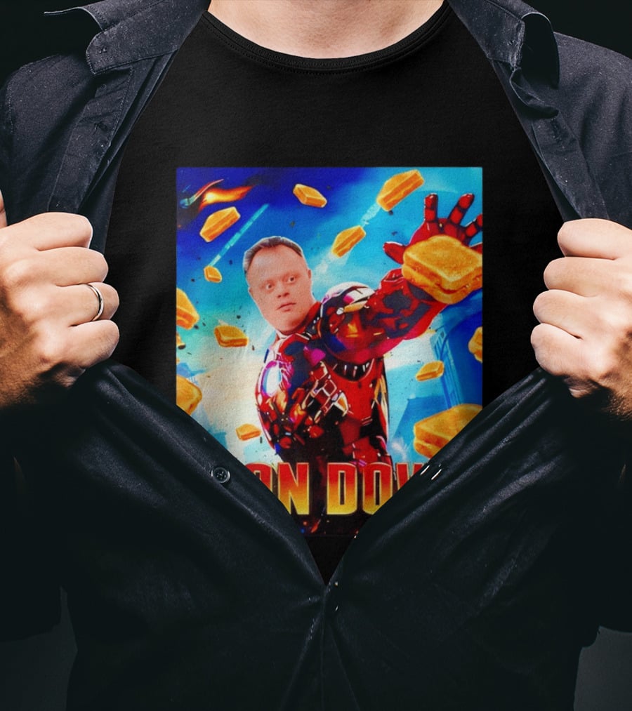 Iron Down Meme Toasted Hero Explosion T-Shirt