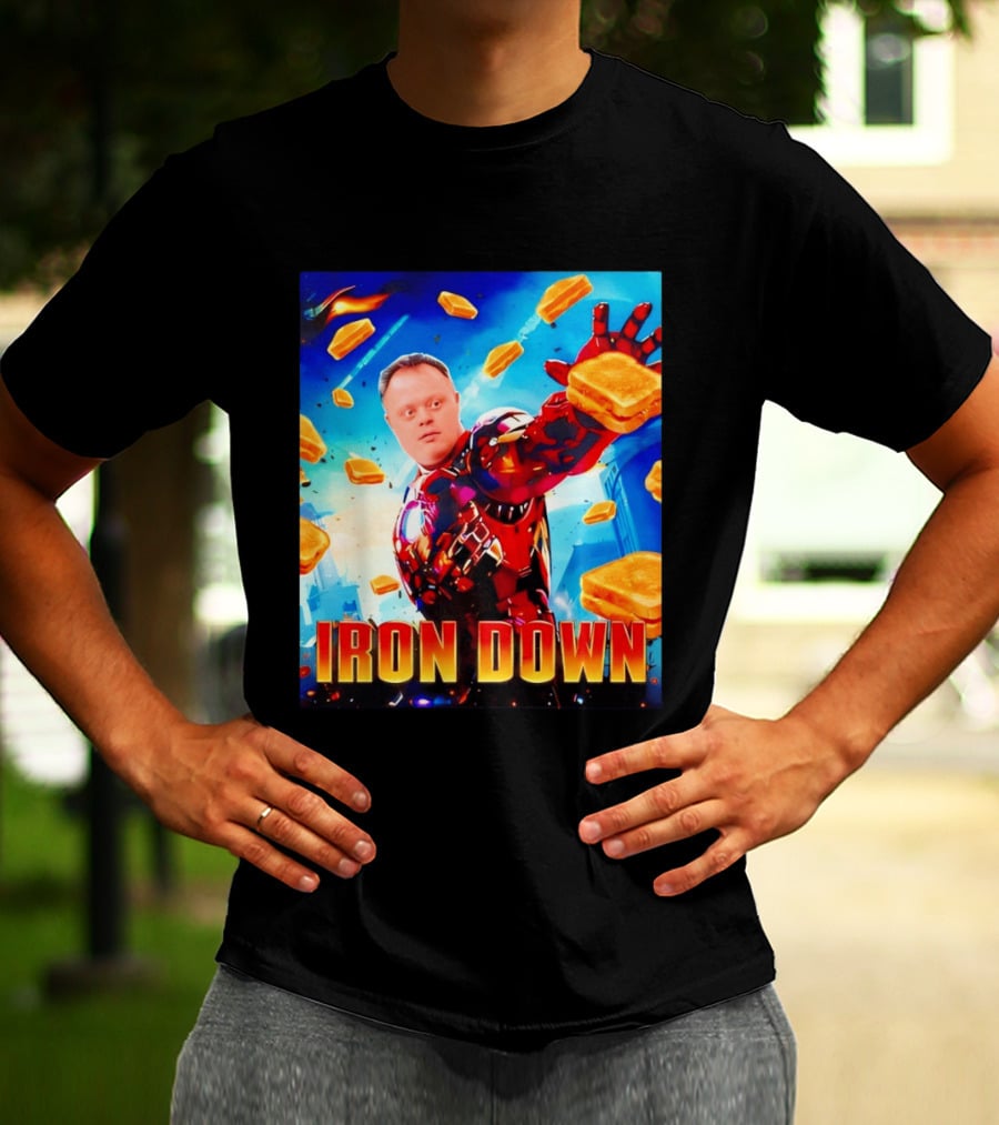 Iron Down Meme Toasted Hero Explosion T-Shirt