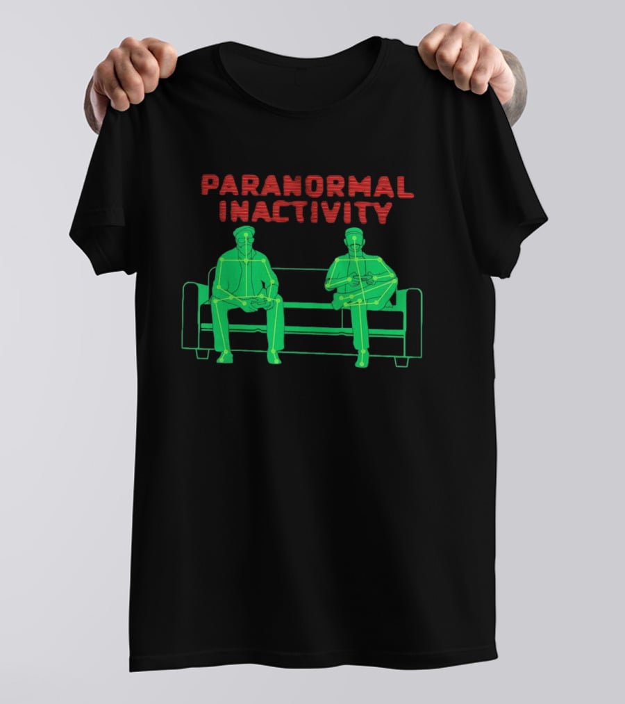 Paranormal Inactivity Gaming Couch Steve Gonsalves Dave Tango T-Shirt