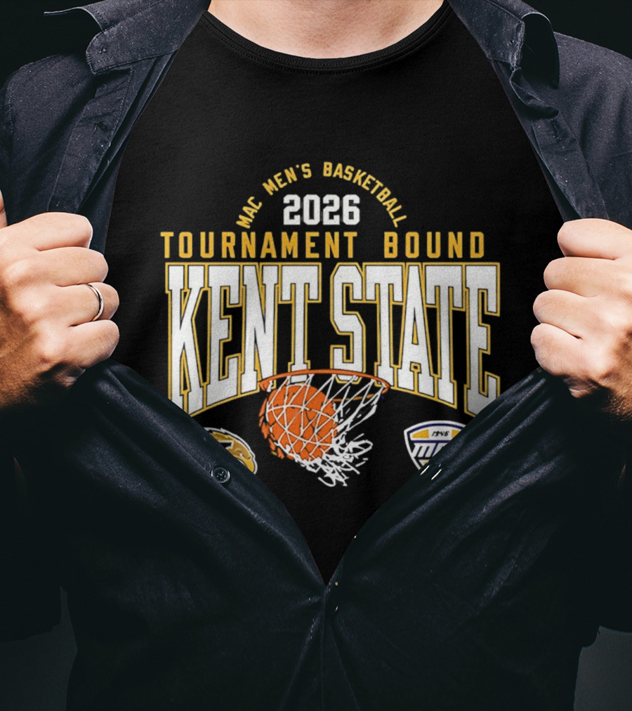 Kent State Golden Flashes MAC 2026 Men's Basketball Tournament Bound T-Shirt