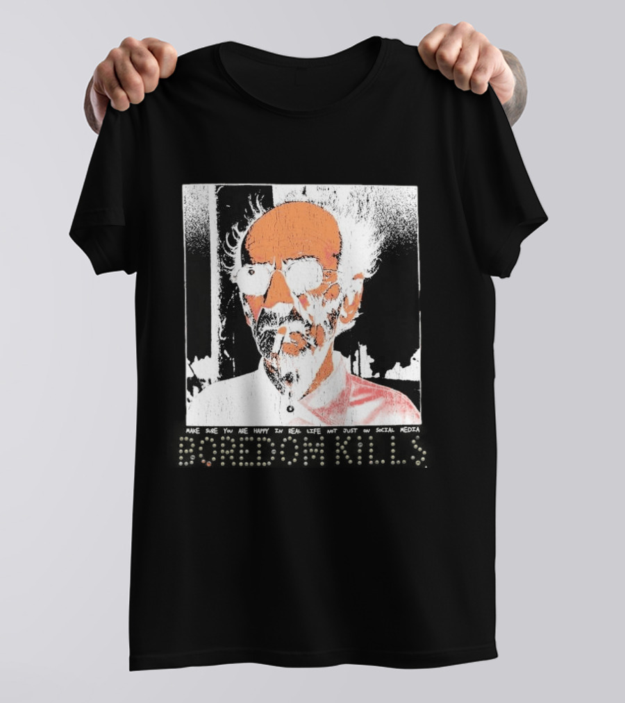 Make Sure You Are Happy In Real Life Andy Warhol Teacher T-Shirt