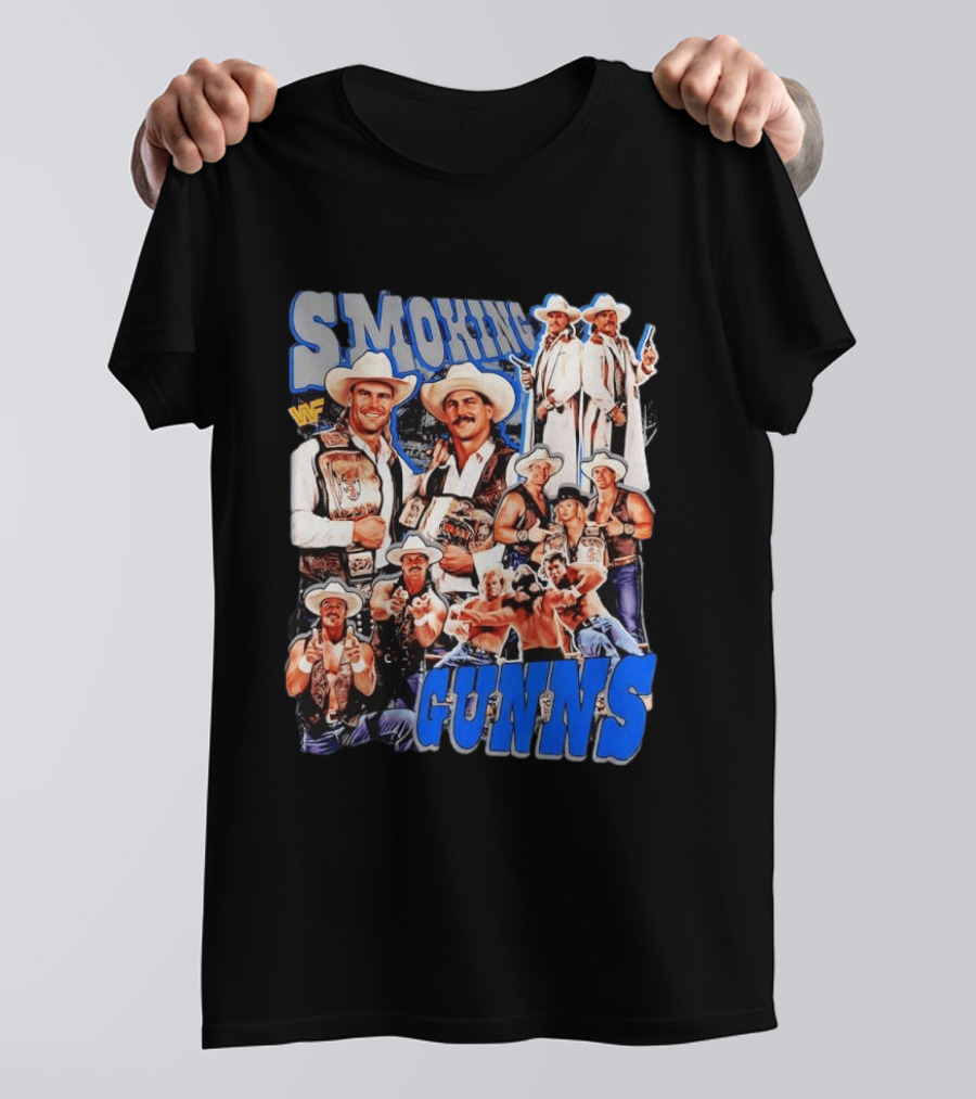 Smoking Guns Bart Gunn And Billy Gunn WWF Cowboys Champions T-Shirt