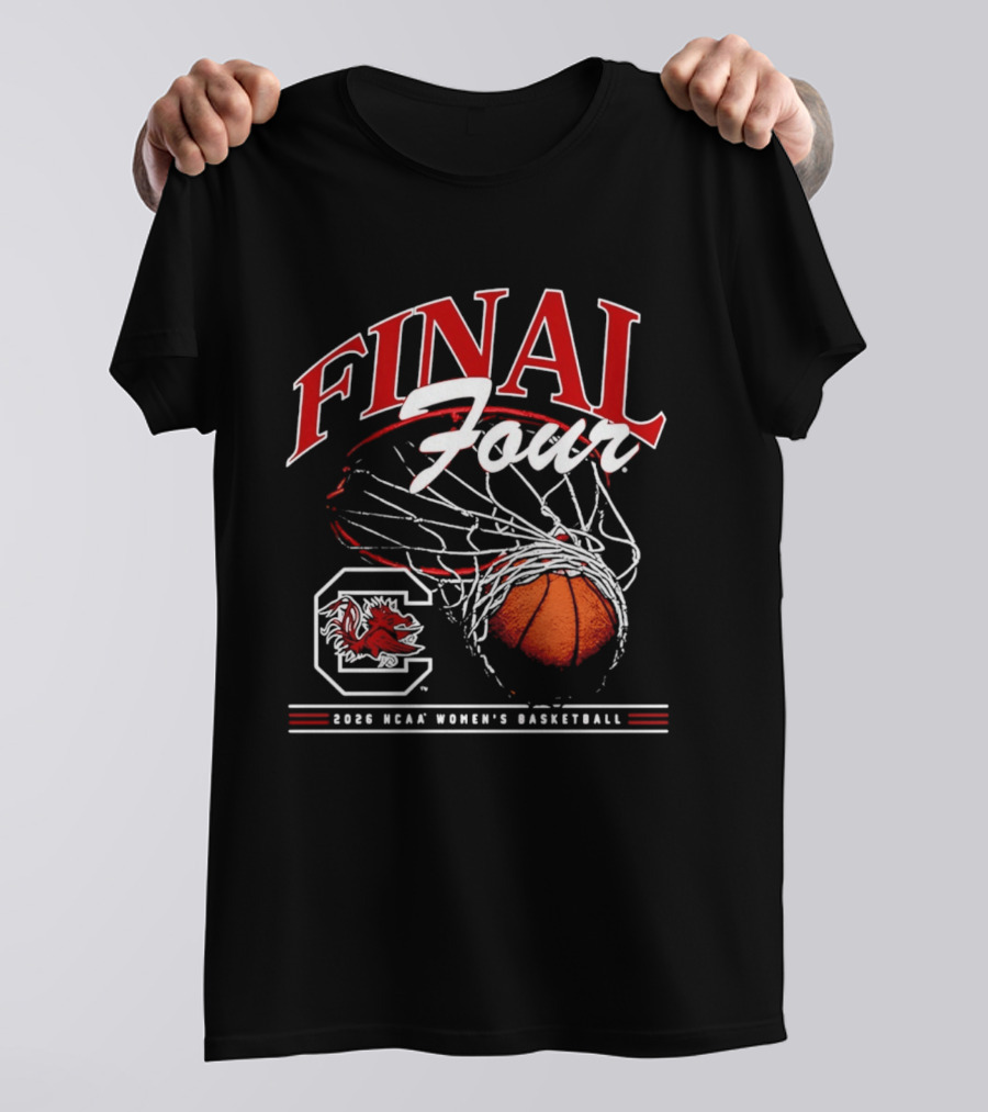 South Carolina Gamecocks 2026 NCAA Women's Basketball Final Four March Madness T-Shirt