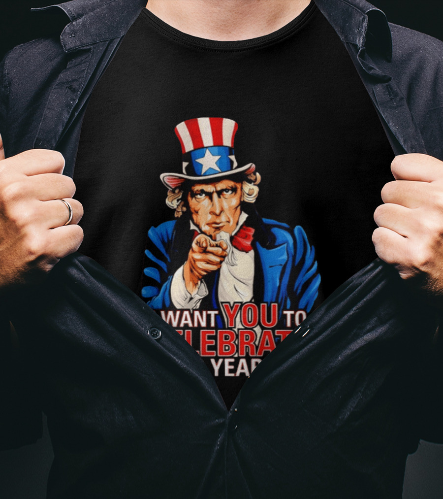 Uncle Sam I Want You To Celebrate 250 Years T-Shirt