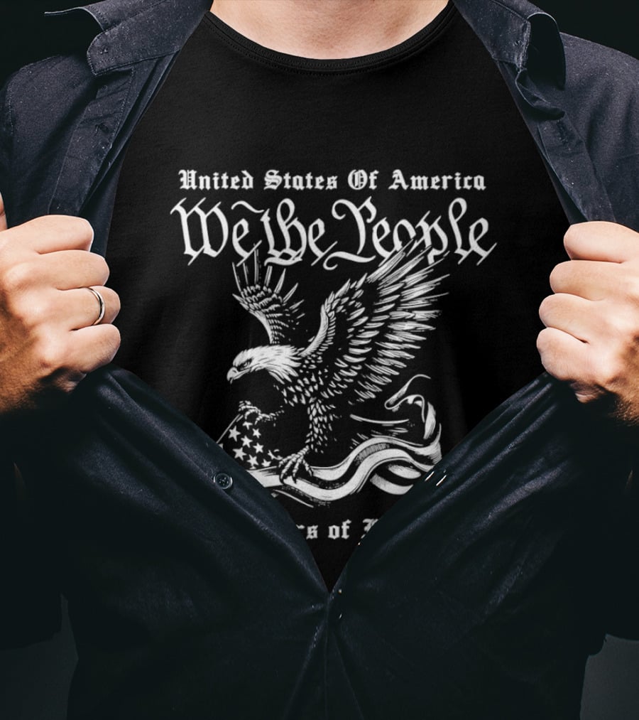 United States Of America We The People Eagle 250 Years Of Freedom T-Shirt