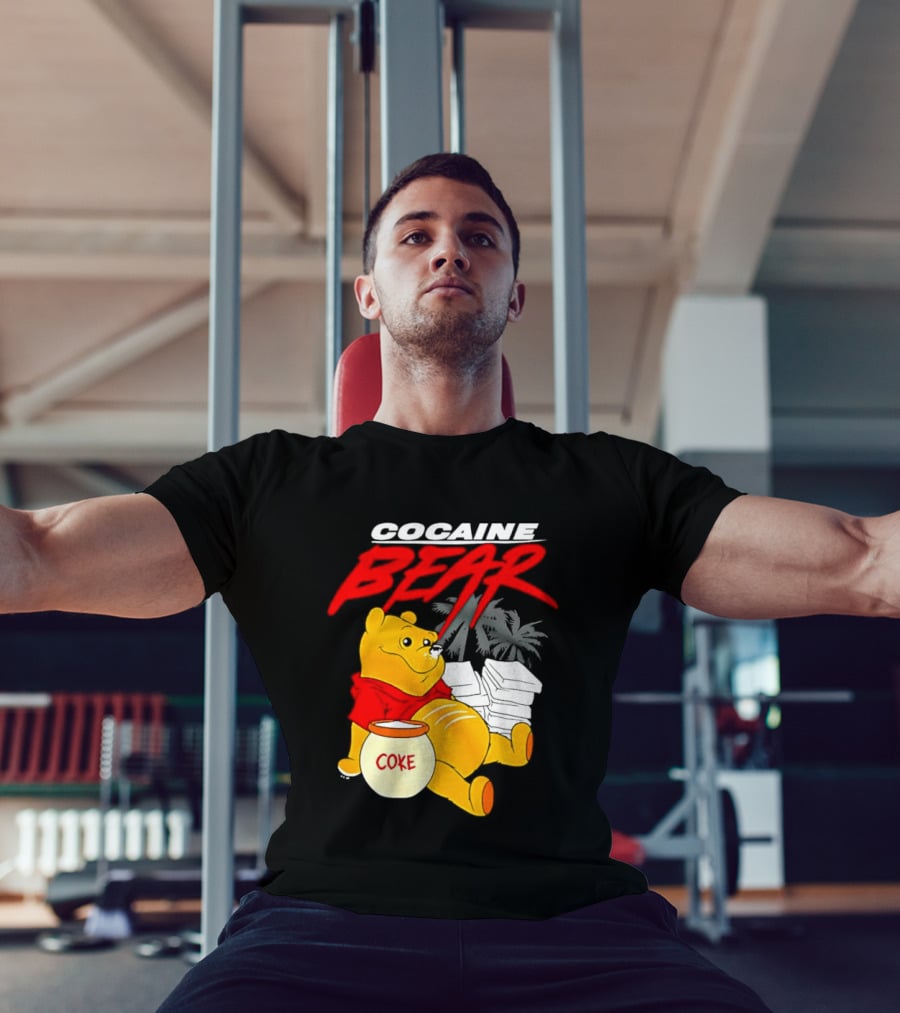 Winnie The Pooh Cocaine Bear Coke Honey Pot T-Shirt