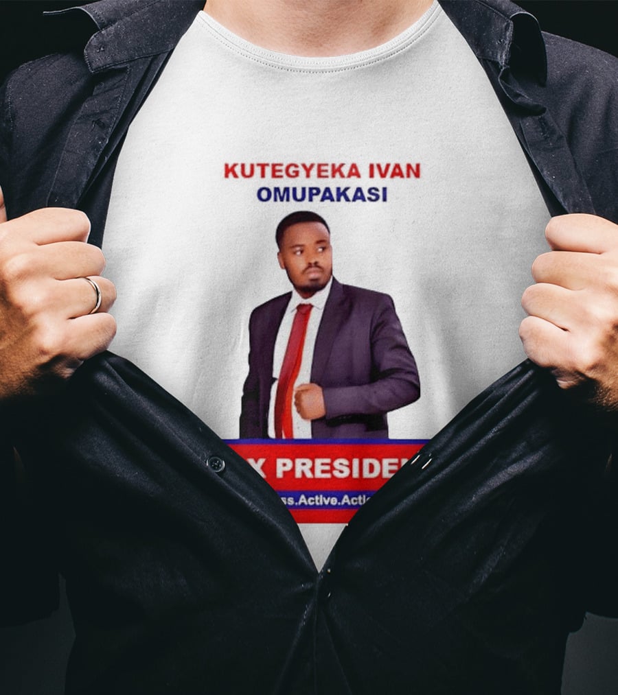 Kutegyeka Ivan Omupakasi UOX President Access Active Actions T-Shirt