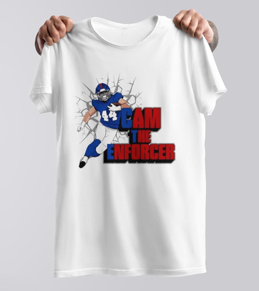 Cam The Enforcer New York Giants Football Player T-Shirt