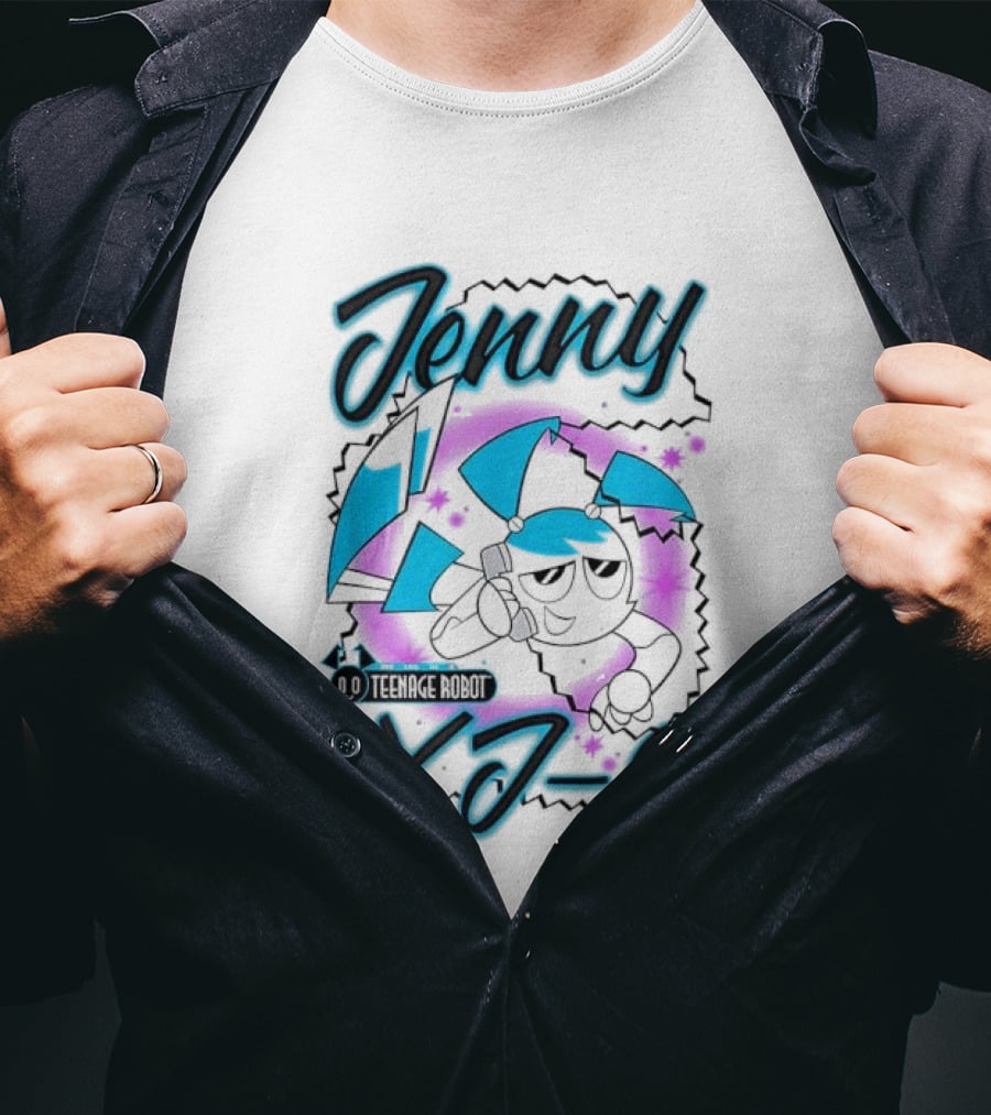 Jenny XJ 9 My Life As A Teenage Robot Airbrush T-Shirt