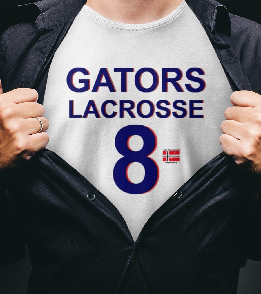 Gators Lacrosse 8 Libbllc Sports Team Spirit T-Shirt