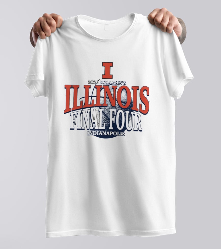 Illinois Basketball 2026 NCAA Men's Final Four Indianapolis T-Shirt