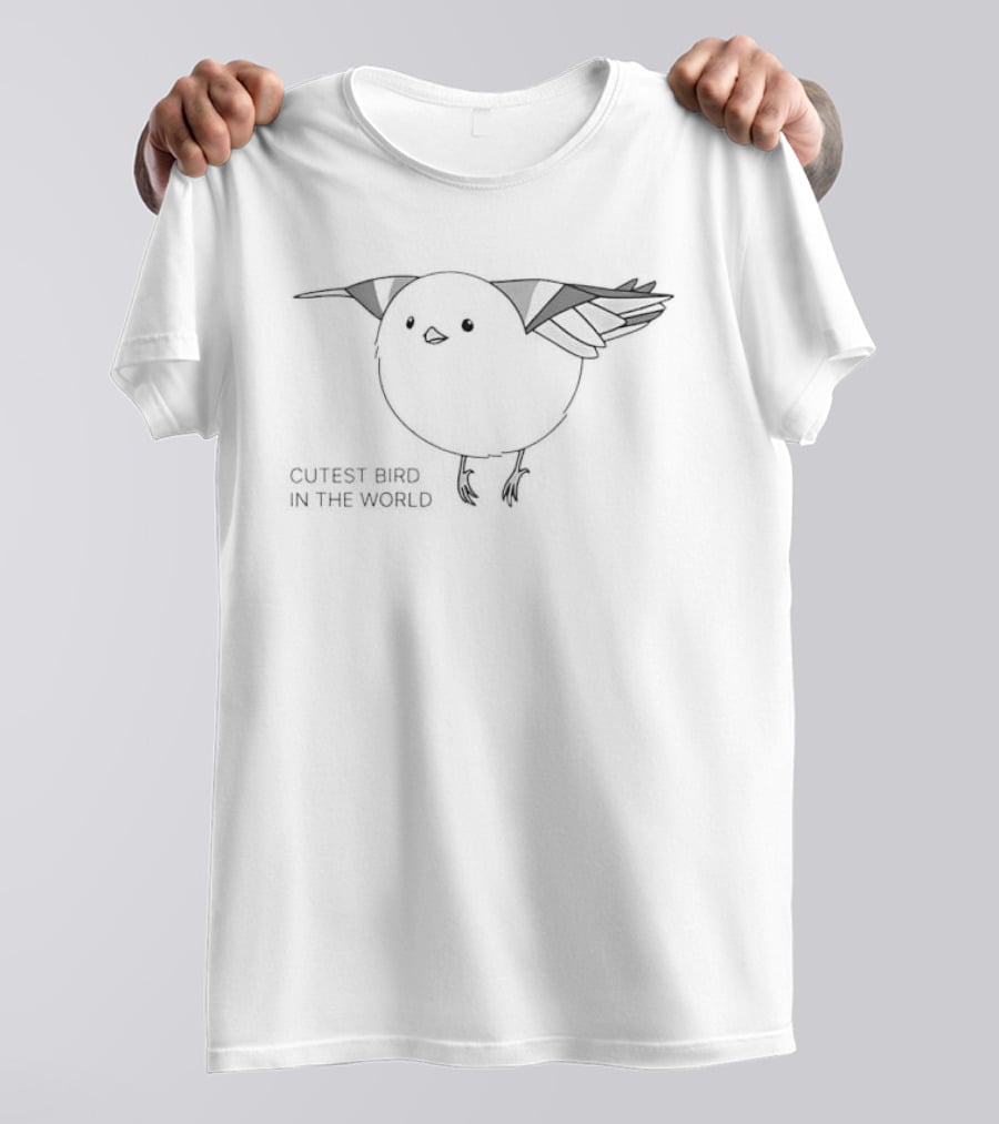 Round Bird Adorable Chick Fluffiest Cutest Bird In The World T-Shirt
