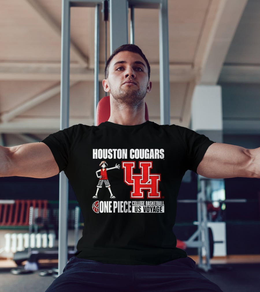 Houston Cougars UH One Piece College Basketball US Voyage T-Shirt
