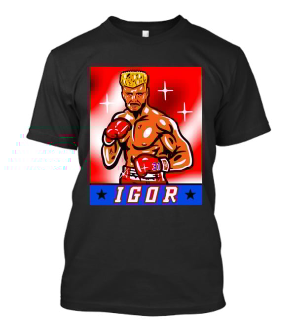 Igor Drago I Must Break You New York Rangers Boxing T-Shirt