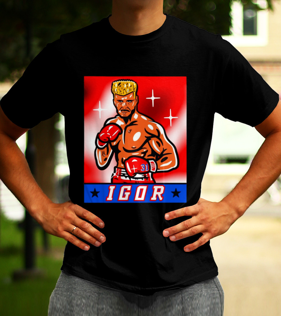 Igor Drago I Must Break You New York Rangers Boxing T-Shirt