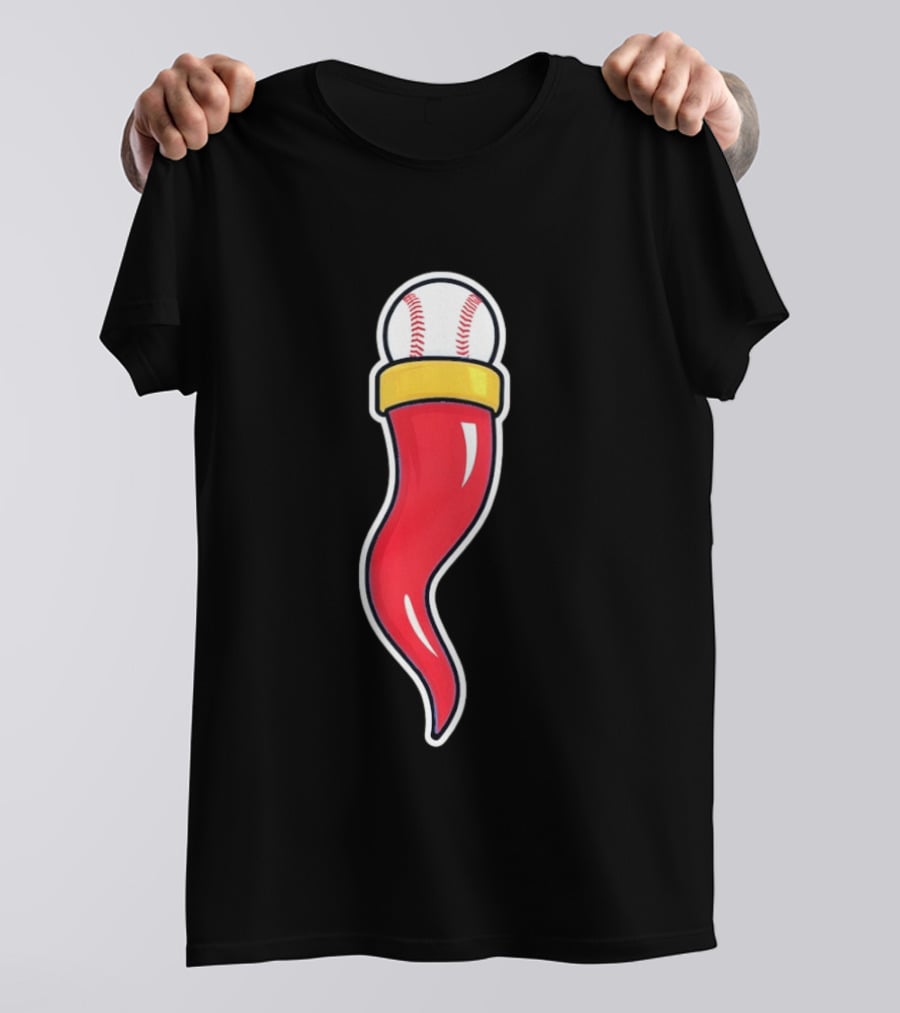 Cornicello Baseball Charm World T-Shirt