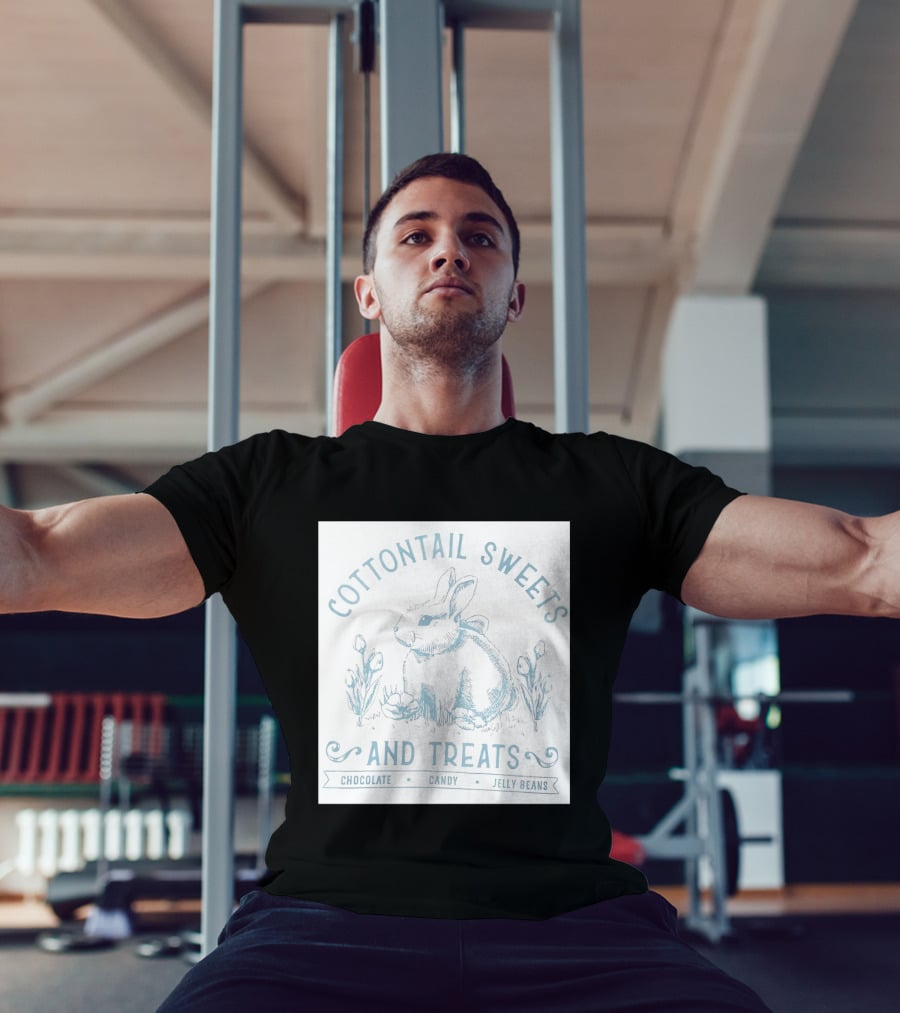 Cottontail Sweets And Treats Chocolate Candy Jelly Beans T-Shirt