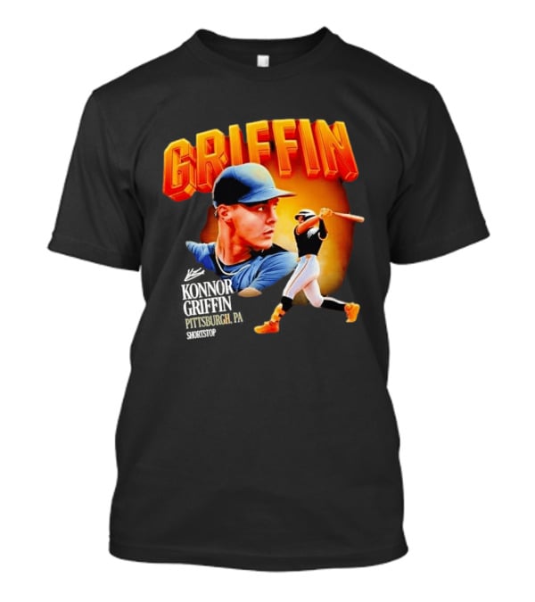 Griffin Pittsburgh Debut Konnor Baseball Shortstop Collage T-Shirt