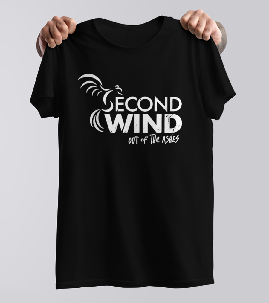 Second Wind Out Of The Ashes Phoenix Rooster T-Shirt