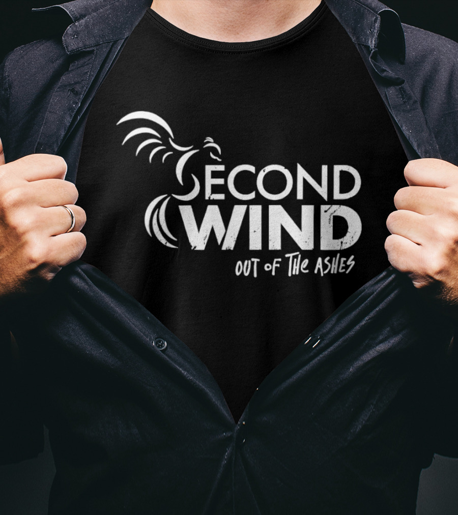 Second Wind Out Of The Ashes Phoenix Rooster T-Shirt