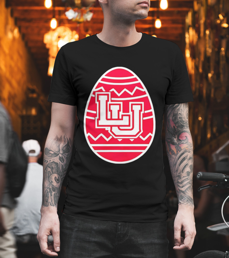 Liberty Union LU Easter Egg Red And White T-Shirt