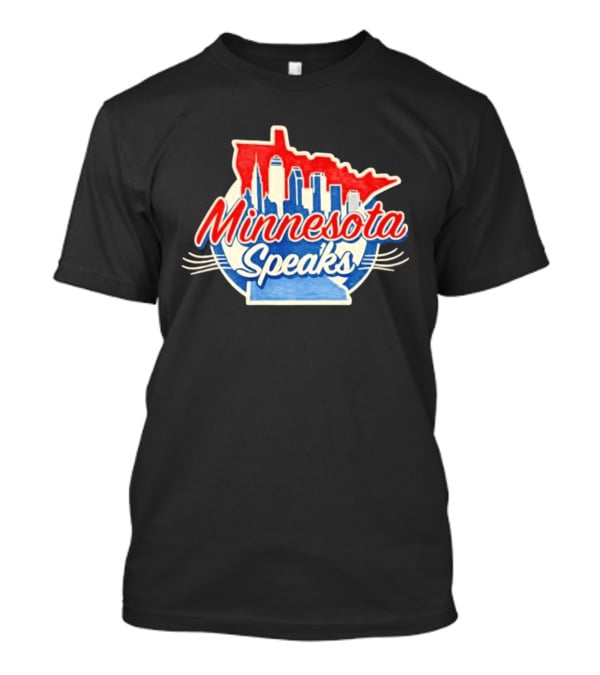 Minnesota Speaks City Skyline Map T-Shirt