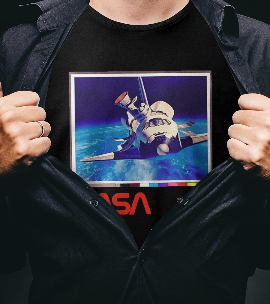 Space Shuttle In Orbit NASA T-Shirt