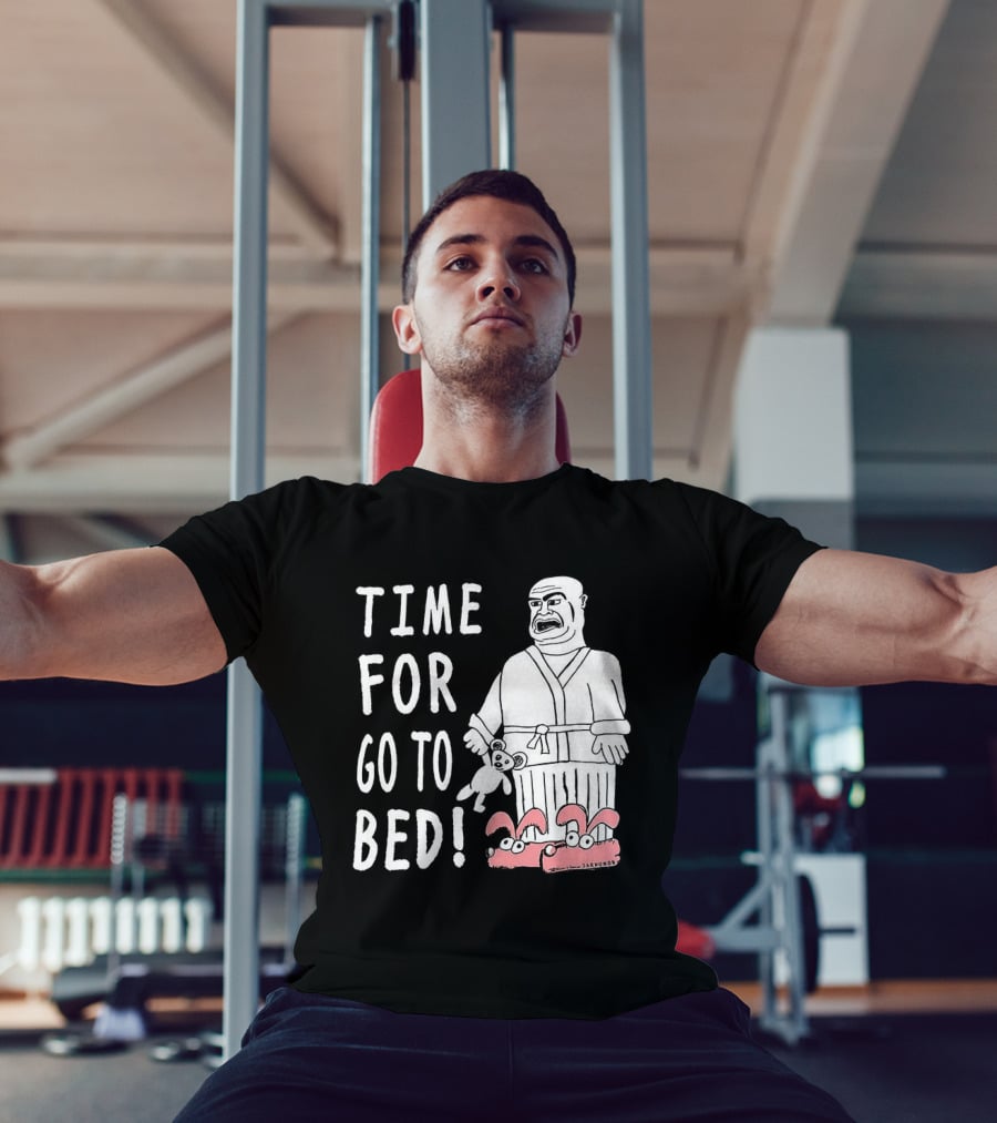 TIME FOR GO TO BED Pajamas And Slippers T-Shirt